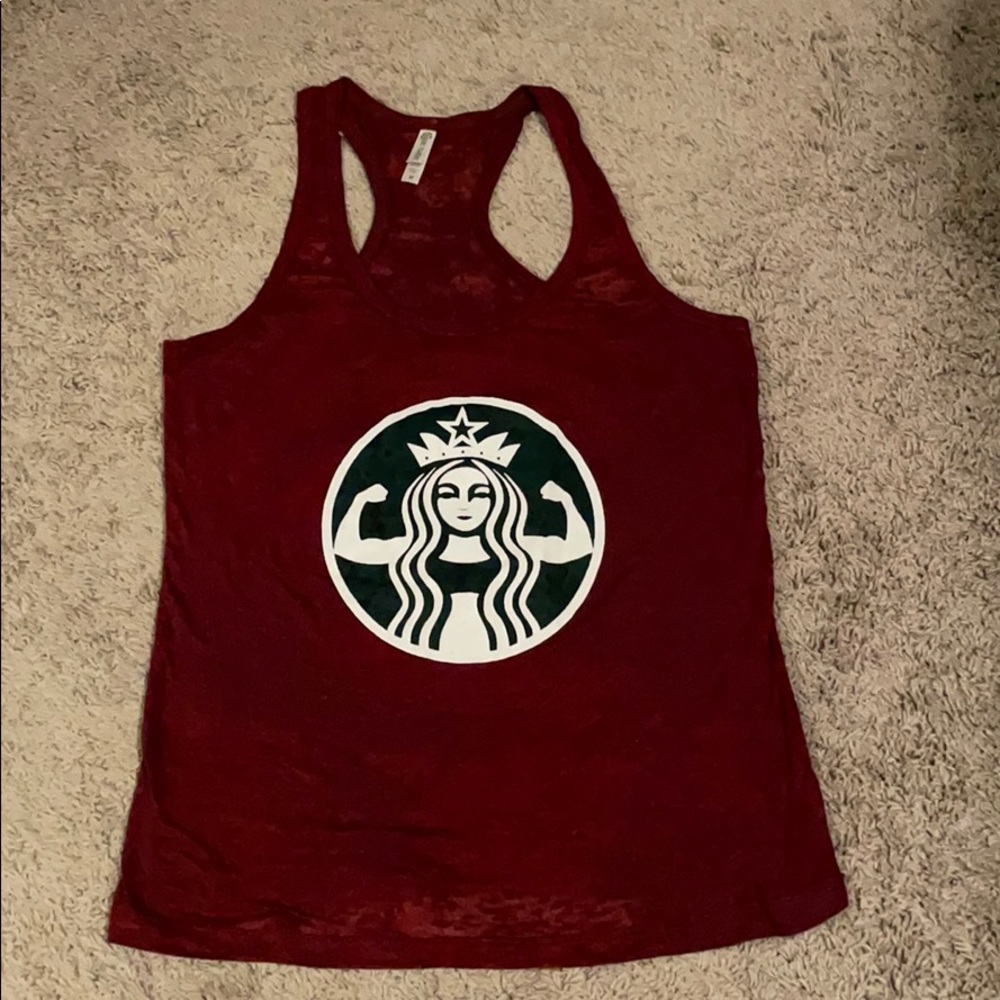 Starbucks tank top